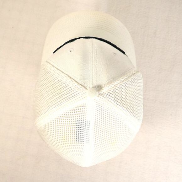 Titleist Ballcap White  Mesh Hat Navy Green Embroidery Spellout FJ Pro V1 M/L - Picture 5 of 10